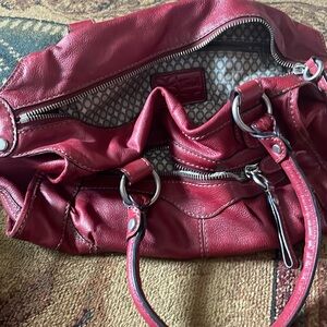 Fossil purse red